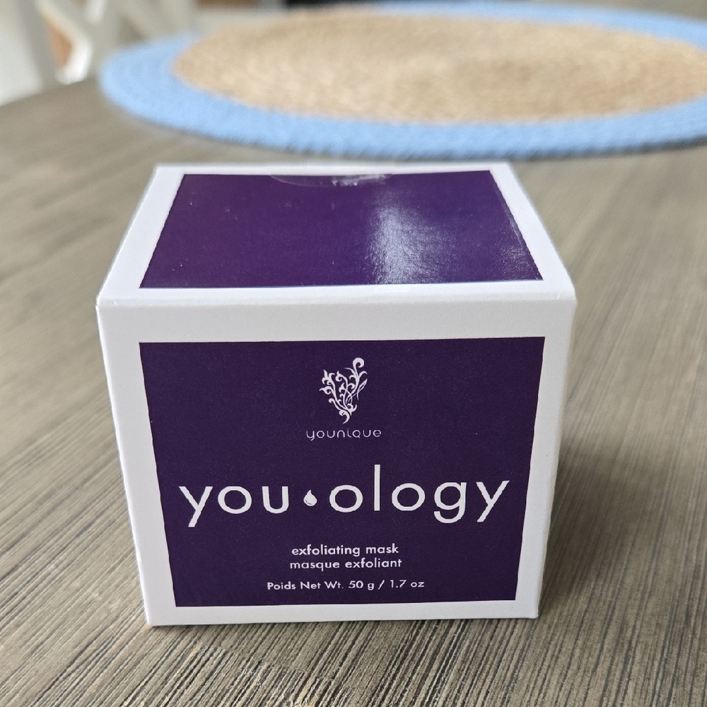 Younique NIB You·ology Exfoliating Mask 1.7 Oz Jar